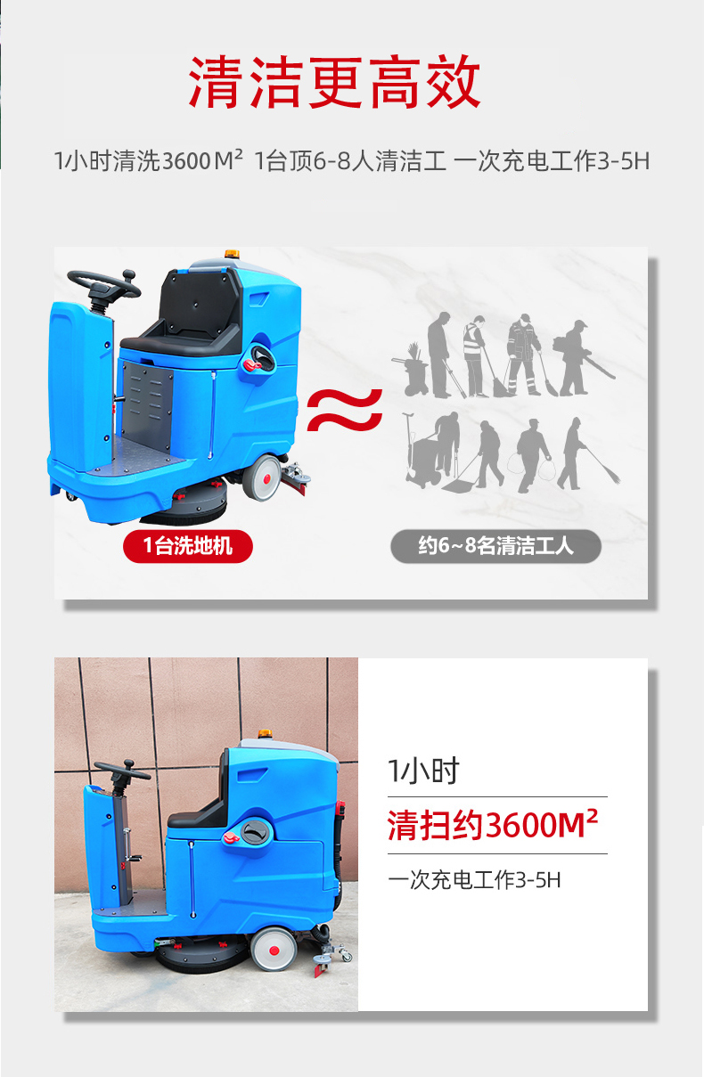 泉州驾驶式洗地机更适合用在高铁站